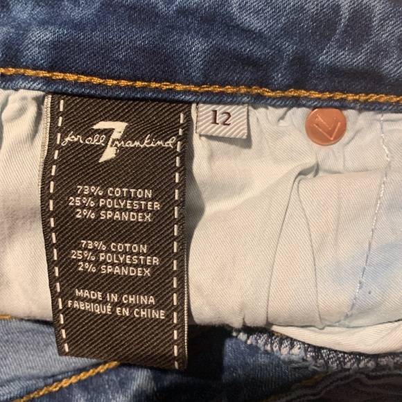 For all mankind 7 jeans Slimmy style size 12 - Picture 3 of 8